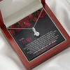To My Wife | Standing Together | Alluring Beauty Necklace