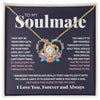 To My Soulmate | Feel My Love | Love Knot Necklace