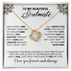 To My Beautiful Soulmate | Once Upon A Time | Love Knot Necklace
