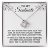 To My Soulmate | I Will Be With You Forever | Love Knot Necklace