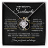 Soulmate If I Could Give You Onething | Romantic Gift For Her | Love Knot Necklace