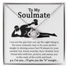 To My Soulmate | I will give you the O'tonight | White Version | Love Knot Necklace.
