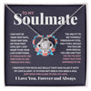 To My Soulmate | Feel My Love | Love Knot Necklace
