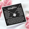 To My Beautiful Daughter | You Are The Best Chapters | Love Knot Necklace