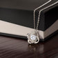 To My Daughter, I Hope You, Gift For Daughter From Dad, Love Knot Necklace