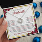 To My Soulmate - You Are My Love, My Life - Love Knot Necklace Gift