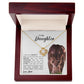 To My Daughter Gift From Dad | This Old Lion Will Always Have Your Back | Love Knot Necklace