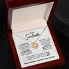 To My Soulmate | In Your Eyes | Love Knot Necklace