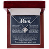 To My Beautiful Mom Gift From Son | How Much You Mean To Me | Love Knot Necklace