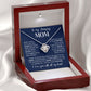 To My Amazing Mom - I'm Still Your Little Girl, Love Knot Necklace