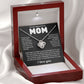 To My Mom - Always Your Little Boy - Love Knot Necklace Gift for Mom