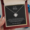 To My Wife | You Are The Best Thing | Love Knot Necklace | Romantic Gift
