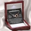 Granddaughter Gift From Grandma | Interlocking Hearts Necklace with Message Card