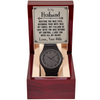 To My Husband Wooden Watch for Men, Gift for Husband, Valentines Day Gift for Him, Husband Gift, Watch for Husband