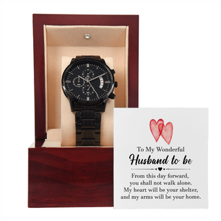 To My Husband Watch for Men, Wedding Gift for Husband To Be, Christmas Gift for Him, Husband Gift, Watch for Boyfriend