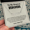 Mom Raise A Man, Personalized Name Necklace, Mother's Day Gift Idea From Son, Custom Name Jewelry