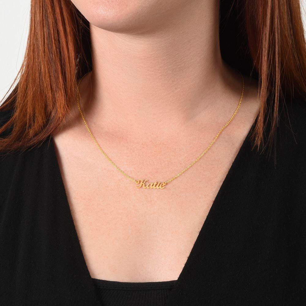 Mom Raise A Man, Personalized Name Necklace, Mother's Day Gift Idea From Son, Custom Name Jewelry