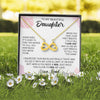 To My Daughter | When You Took Your First Breath I Told You I Love You | Infinity Heart Necklace