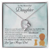 Beautiful Daughter | Proud To Be Your Father | Forever Love Necklace | Gift For Daughter From Dad
