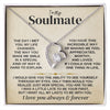 To My Soulmate | The Day I Met You | Forever Love Necklace | Romantic Gift