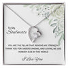 To My Soulmate | You Are The Pillar That Renews My Strength | Forever Love Necklace