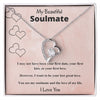 My Beautiful Soulmate | Great Love | Forever Love Necklace