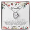 To My Daughter From Dad | When We're Not Together | Forever Love Necklace