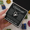 To My Soulmate | My Life My Love My Best Friend | Black Version | Forever Love Necklace