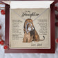 To My Daughter | This Old Lion Will Always Have Your Back | Forever Love Necklace Gift From Dad