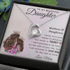 To My Beautiful Daughter From Mom | Proud Of You | Forever Love Necklace