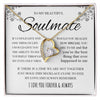 Soulmate If I Could Give You One Thing In Life | Romantic Gift For Her | Forever Love Necklace