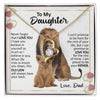 Daughter Necklace Gift From Dad | Proud To Be Your Father | Christmas Gift Ideas