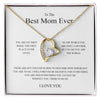 To Best Mom Ever | You Are My First Home | Forever Love Necklace