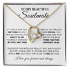 To My Beautiful Soulmate | You Are The Best Thing | Forever Love Necklace