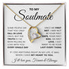 To My Soulmate Some People Say | Romantic Gift For Her | Forever Love Necklace