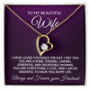 To My Beautiful Wife | I Have Loved You Since The Day I Met You | Forever Love Necklace