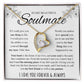 Soulmate Your Heart Is The Home of My Love | Gift For Your Soulmate | Forever Love Necklace