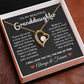 Granddaughter Believe In Yourself | Forever Love Necklace | Gift For Granddaughter From Grandparents