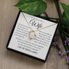 To My Beautiful Wife | My Dreams Came True | Forever Love Necklace