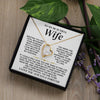 To My Beautiful Wife | Meeting You Was Fate | Forever Love Necklace | Romantic Gift for Wife