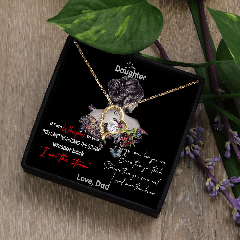 Dear Daughter | IF Fate Whispers To You | Forever Love Necklace