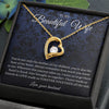 To My Beautiful Wife | Forever Together | Forever Love Necklace