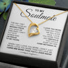 To My Soulmate | I Love You More | Forever Love Necklace
