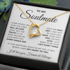 To My Soulmate Some People Say | Romantic Gift For Her | Forever Love Necklace