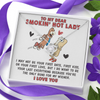 To My Dear Smokin' Hot Lady | Love Knot Necklace