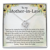 To My Mother-in-Law | Thank You | The Love Knot Necklace