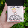 Dear Mom | Thanks For Wiping | Love Knot Necklace