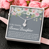 To My Amazing Bonus Daughter | I Will Always Love You | Necklace