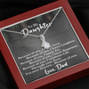 To My Daughter | Because Of You | Necklace