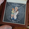 Daughter Gift from Mom | Laugh Love Live | Alluring Beauty Necklace